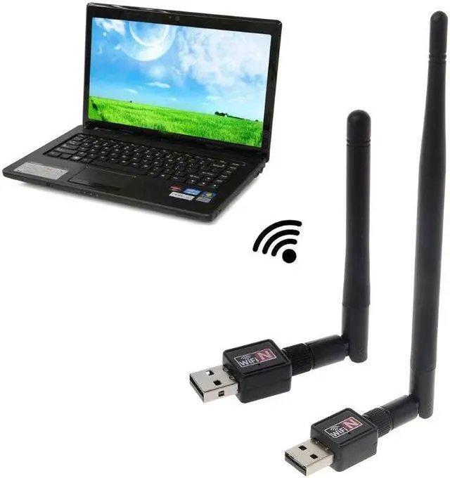 Main image of Adapter 150Mbps Antenna Card PC Wi-fi Receiver Wireless Adaptador Card Amplifier Wi Fi Receiver Adapter