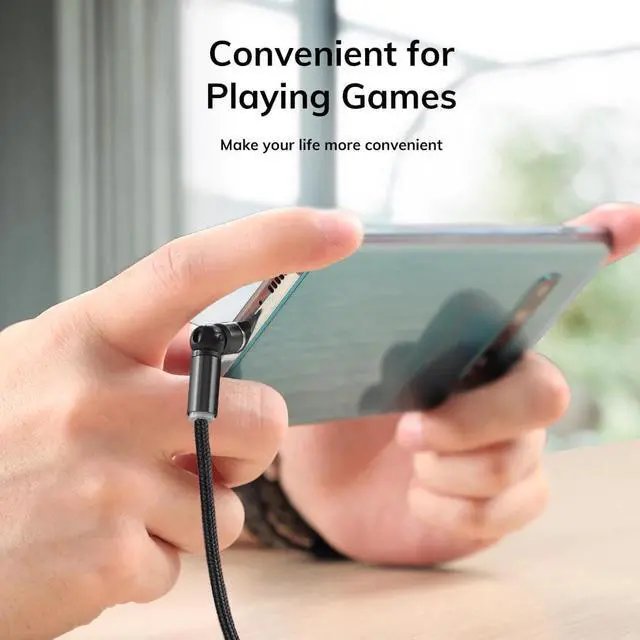 Alt view image 5 of 5 - 540 Rotate Magnetic Cable Micro USB Type C Cable Magnetic Charging Charger Cable For iPhone 11 Pro XS Max