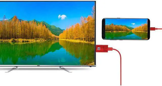 Alt view image 5 of 5 - 4K TypeC HDMI Adapter Type C Phone Connect TV cable HDTV Video Converter for Macbook  S8 S9 S10  P30 LG G5 Android