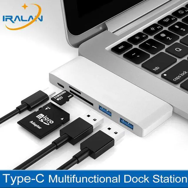 Main image of USB 3.0 USB Type C With TF SD Reader Slot For MacBook Air 2020 Mac Book Pro IPAD Pro 2018 USB C Dock