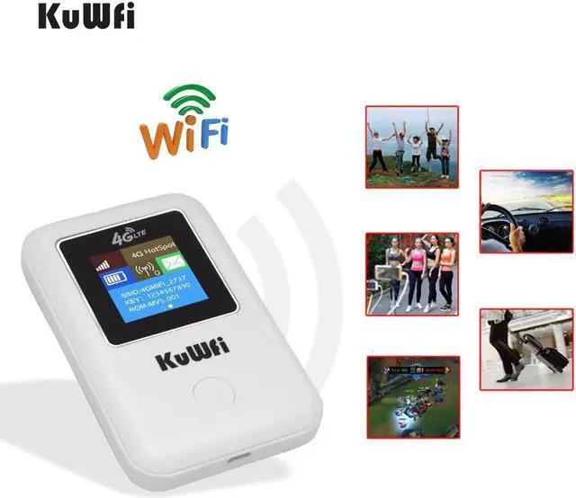 Alt view image 4 of 5 - 4G Wifi Router Portable 3G/4G SIM Card Router Unlocked Portable Pocket Wi-fi Hotspot Card Wi-fi Router With Sim Card Slot
