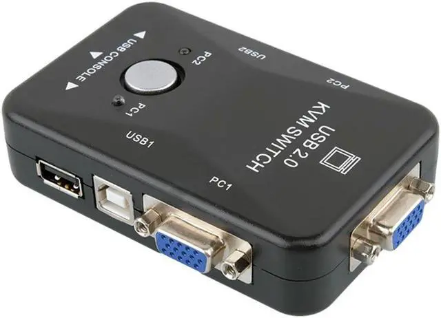 Main image of Box Mouse Video Monitor 2-Port USB2.0 KVM For Keyboard Adapter er 1920*1440