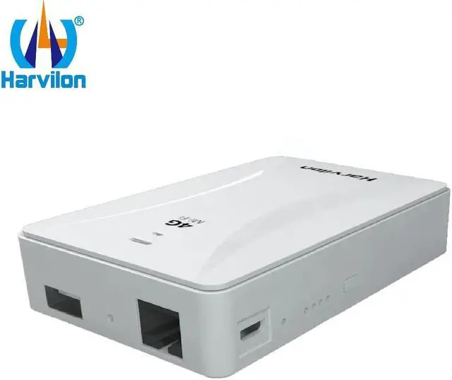 Alt view image 2 of 5 - FDD B1/3/7 4G Pocket WiFi Router Sim Card Mini 3G 4G Pocket Hotspot With RJ45 Port Power Bank