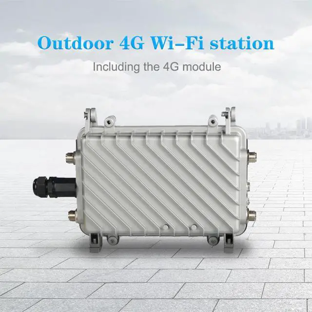 Alt view image 2 of 5 - QCA9531 4G SIM Card Portable Wireless Router High Speed Outdoor POE 4G LTE Wireless AP Wifi Router FRP antenna 8dbi