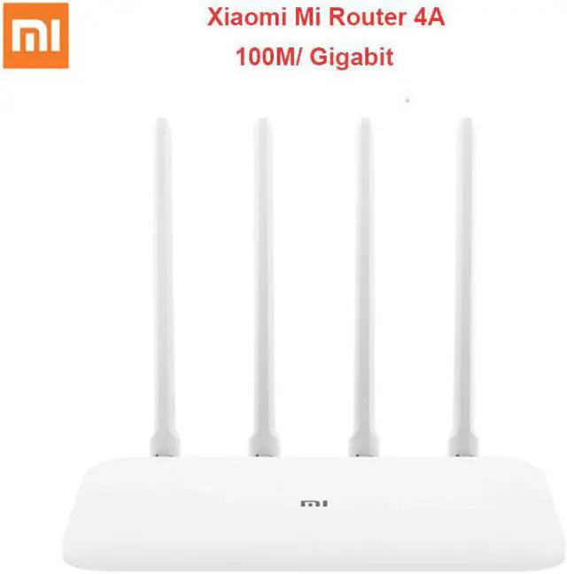 Main image of Mi Router 4A Gigabit Edition WiFi Repeater 2.4GHz/5GHz 16MB ROM+128MB DDR3 High Gain 4 Antenna Support IPv6 APP Control