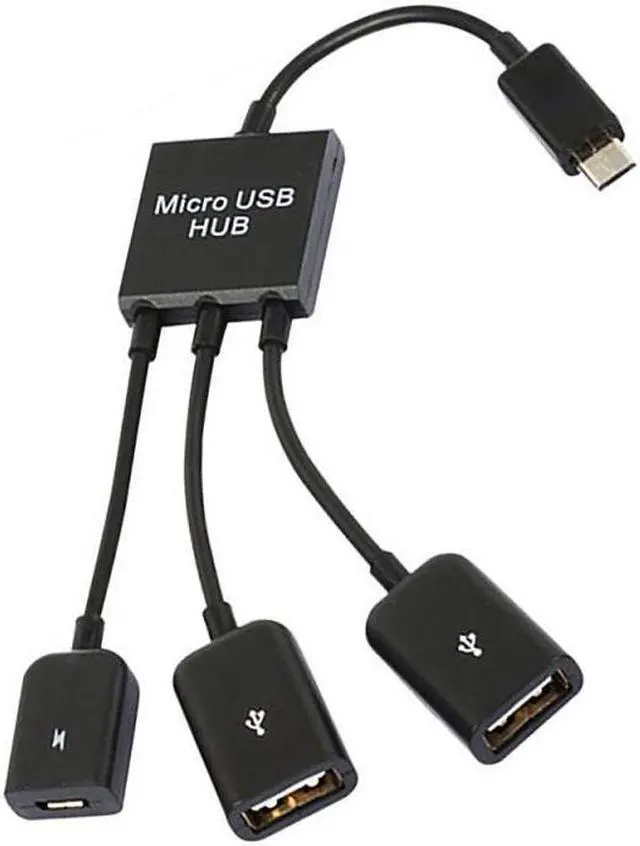 Main image of 3In1 Micro OTG USB Port Portable Game Mouse Keyboard Adapter Cable For Android Tablet / Galaxy Tab 4,3 /Google Nexus 10 7