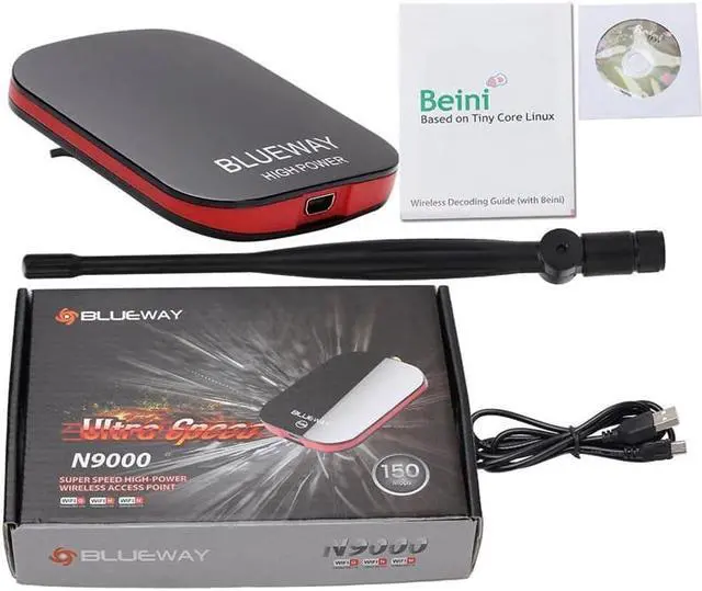 Alt view image 5 of 5 - power WIFI Adapter Wifi Network Card 3000MW 8192FU Wireless WiFi USB Receiver/Adapter with 5dbi anenna 1Set