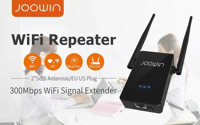 Alt view image 4 of 5 - 300Mbps Wireless Wifi Repeater 2.4G Wifi Repeater 2 *5dbi High Antennas Bridge Signal Amplifier Wired Router Wifi Access Point