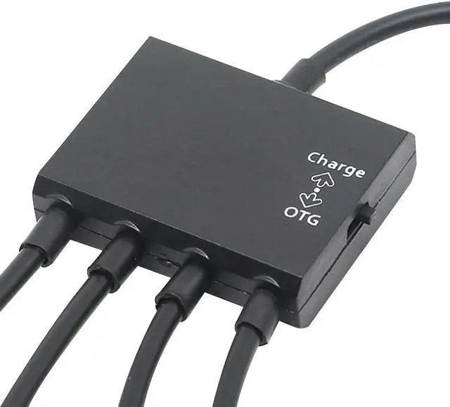 Alt view image 4 of 5 - 4 in 1 Micro USB OTG Power Multi-Function Male to Female HUB Charging Host Cable Adapter for Android Phone Tablet  Galaxy