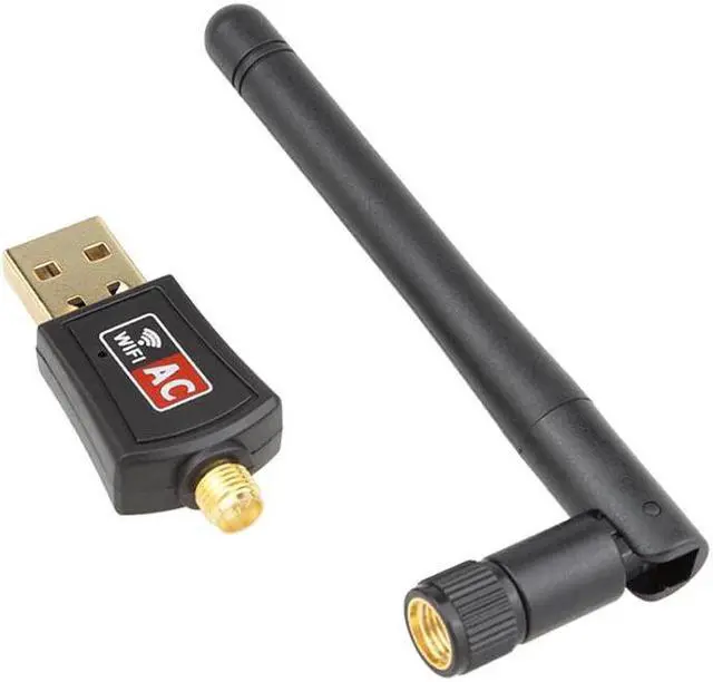 Main image of 802.11B/G/N/AC Dual Band 600Mbps RTL8811CU Wireless USB WiFi Adapter dongle with 2.4G&5.8G External Wifi Antenna for Android