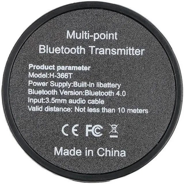 Alt view image 4 of 5 - Wireless 3.5mm Bluetooth Transmitter Multi-point Audio Music Stereo Dongle Adapter For TV PC DVD MP3 Bluetooth 4.0