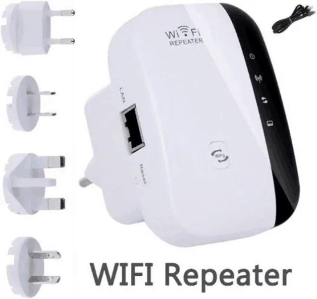Main image of 2.4 GHz Wireless 300Mbps Wi-Fi 802.11 AP Wifi Range Router Repeater Extender Booster Easy for Installation
