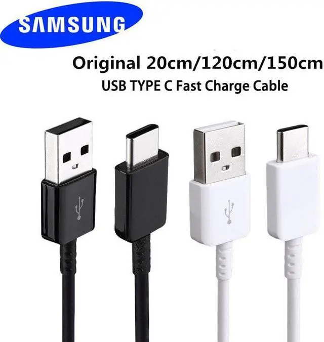 Main image of Original 20/120/150CM USB Type C Cable Fast Charge  Line For  Galaxy S10 9 8 Plus A5 A7 2017 Note 10 8  9 8 6 5