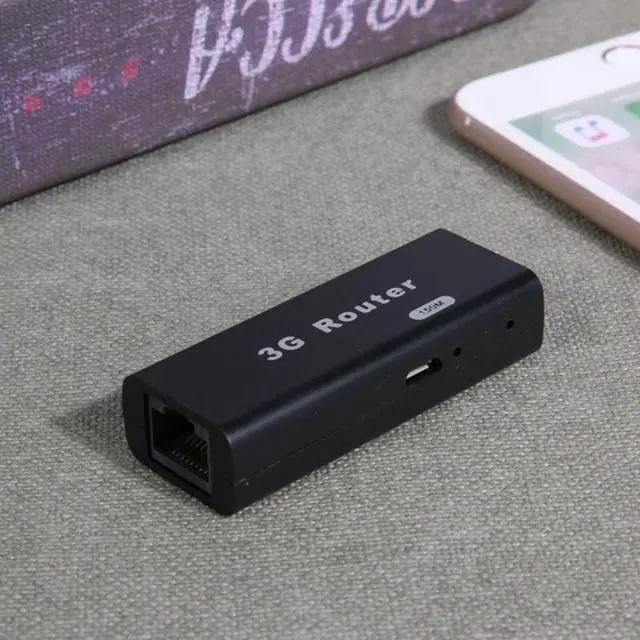 Alt view image 3 of 5 - 3G Router Portable WiFi Wlan Hotspot 150Mbps RJ45 USB Wireless Adapter for HSDPA/HSUPA/HSPA+ USB 3G Modems
