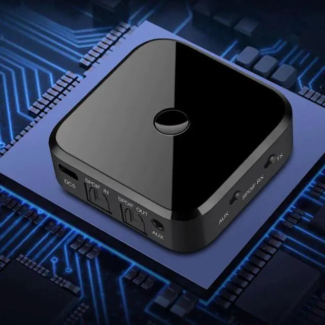 Alt view image 3 of 5 - Bluetooth 5.0 Adapter Wireless Receiver and Transmitter For TV PC Speaker HIFI Audio 3.5mm SPDIF Optical Fiber