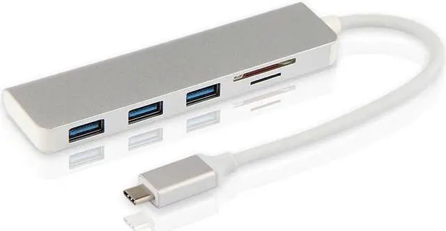 Alt view image 5 of 5 - C HUB Thunderbolt 3 Type C Adapter Dock 3  3.0 Port 4K  Multi Ports For Macbook Pro Air iMac Laptop Splitter