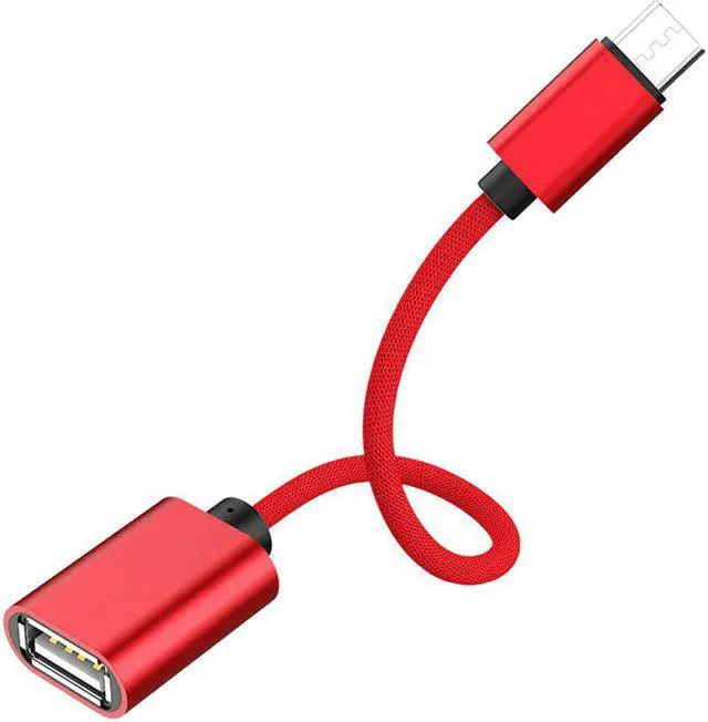 Alt view image 5 of 5 - 2Type Micro USB OTG Cable Type C to USB Adapter OTG Charging Type-C Micro Charger  Cable Converter For