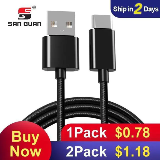 Alt view image 3 of 5 - USB C Cable USB 3.1 Type C Cable to USB A for  redmi pro  QC3.0 fast phone charging cable 2.4A USB Charge
