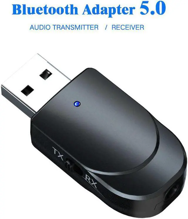 Main image of Bluetooth 5.0 Audio Receiver Transmitter 3 in 1 Wireless Bluetooth Adapter Mini 3.5mm AUX RCA Stereo Car Kit For TV PC
