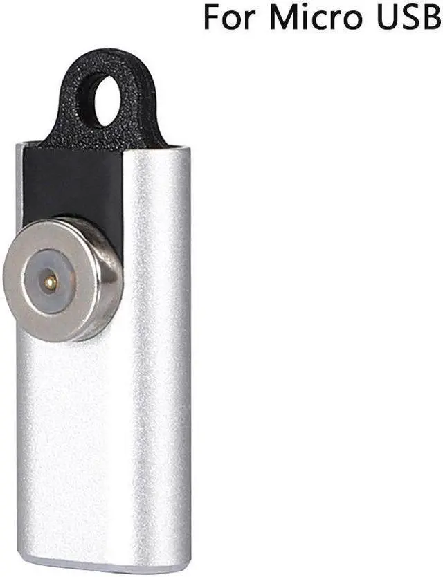 Alt view image 2 of 5 - For Phone Magnetic Adapter Connector With LED Indicator Charging Cable Mini Portable Micro USB Type C 2.4A Current