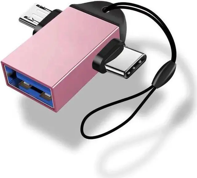 Alt view image 2 of 5 - Android Type-C 2-in-1 OTG Adapter Otg Type C Cable For  Iphone 11 Usb Type C Adapter  Official Store