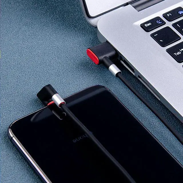 Alt view image 4 of 5 - 1Pc U-Shape Mole Phone  Cable Micro USB / Type-c  Transfer Cable Cable Charging mi8 2A  Fast S8 S9 For Sams K9D6