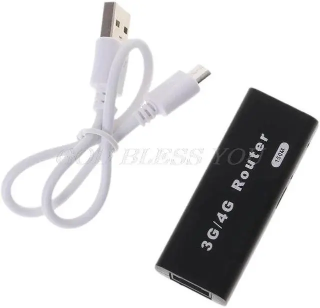 Main image of 2020 New Mini Portable 3G/4G WiFi Wlan Hotspot AP Client 150Mbps USB Wireless Router Drop Shipping