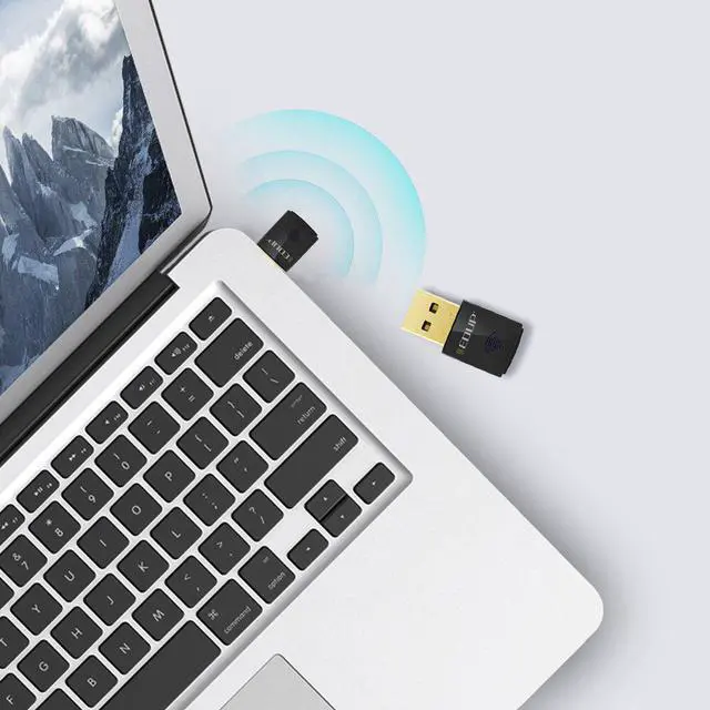 Alt view image 5 of 5 - 300Mbps USB WiFi Adapter 2.4GHz Fast Speed Wifi Dongle Wireless USB Network Card Amplifier for PC Windows,MacOS,Linux