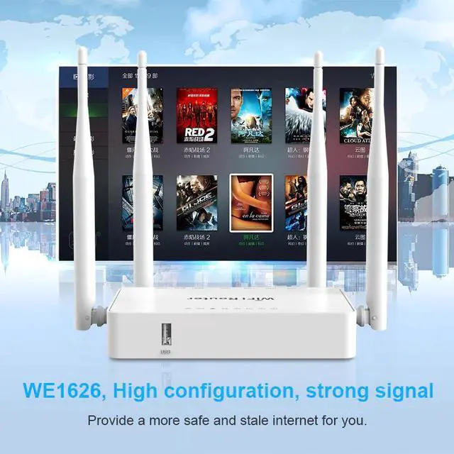 Alt view image 2 of 5 - Sale 300Mbps WiFi Router MT7620N Chipset Home Router Support Zyxel Keenetic Omni II Firmware OpenWrt Router for 4g modem