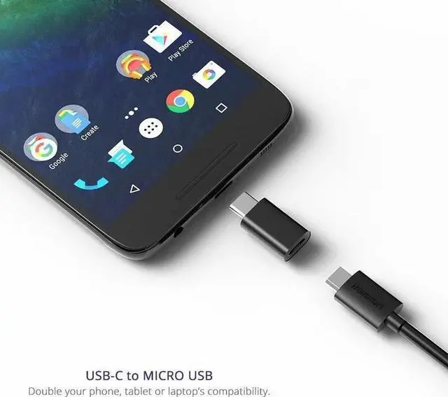 Alt view image 5 of 5 - USB to Micro USB Adapters for  MATE 20 PRO P20 P30 Plus  20 V20  7   VIVO Type C Phone Cable