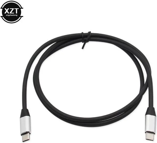 Alt view image 3 of 5 - C Male to  Type C Cable for  S10 S9 S8 Quick Charge 10Gbps PD 100W 120V5A Fast Charging for MacBook Pro Charge