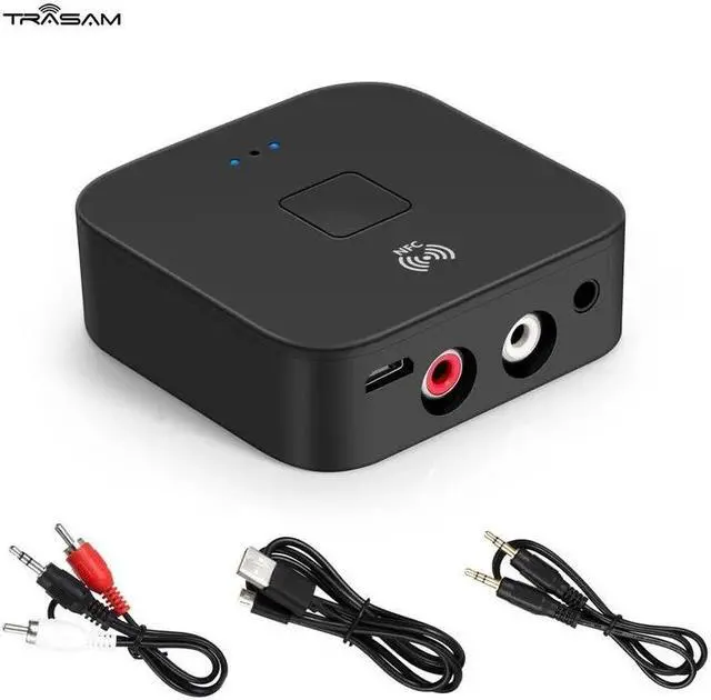 Alt view image 2 of 5 - stereo Bluetooth 5.0 Receiver RCA Audio APTX LL 3.5mm 3.5 AUX Jack Music Wireless Adapter With Mic For Car TV Speakers