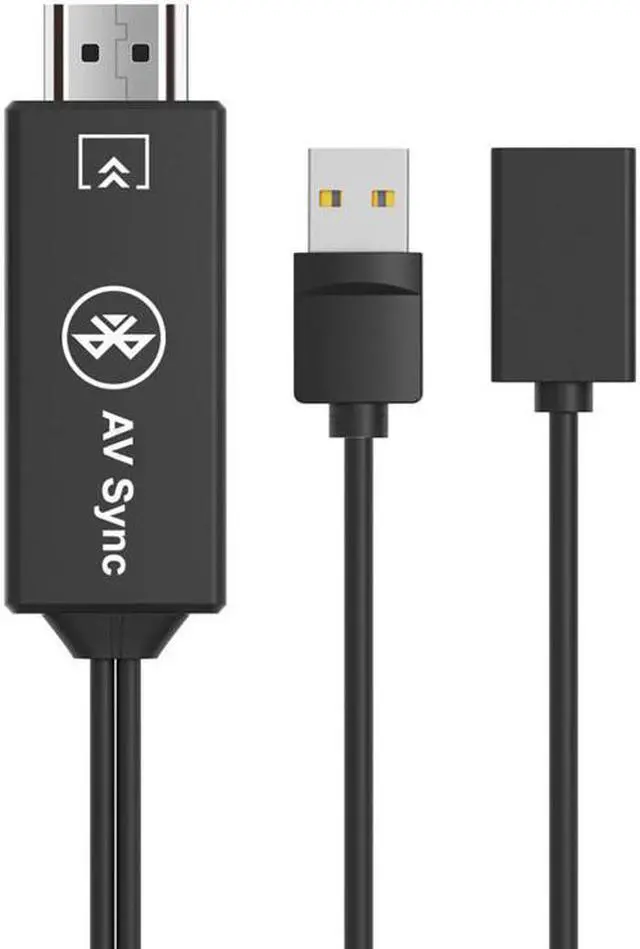 Alt view image 2 of 5 - Micro USB Type C iOS 3 in 1 HDMI USB Bluetooth Cable to TV HDTV Audio Video Adapter for iPhone X 8 Plus XR