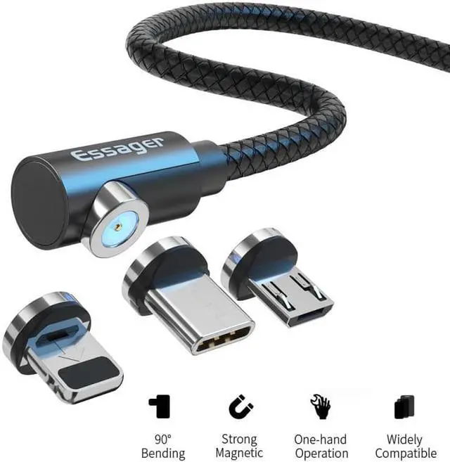 Alt view image 4 of 5 - Magnetic Charger Cable  for Android   Wire Cord Magnet Cable Charger Micro USB CableTXTB1