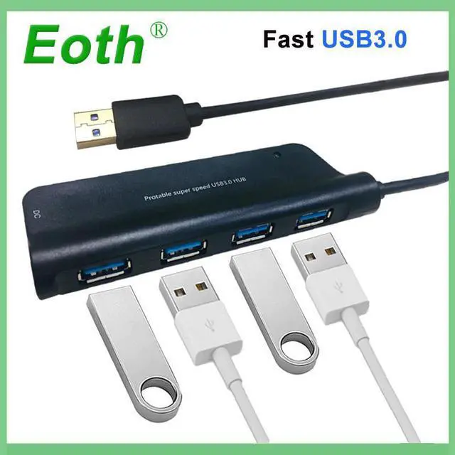 Main image of hub 3.0 adapter splitter computer accessories multi port adaptador pc 3.1 power -c para hab micro multiple for