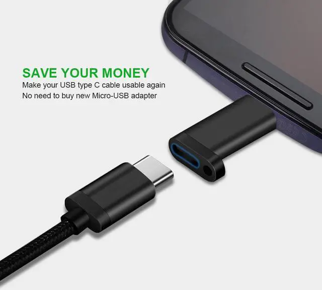 Alt view image 2 of 5 - USB To USB Type C Adapter Phone Cable Adapter usb Connector OTG For     Adapter USB Type C