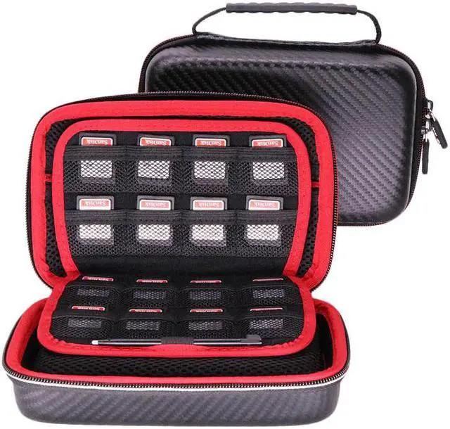 Main image of Carrying Case Cover for Nintendo New 3DS XL/LL Games Cards Storage Travel Bag for Hard Drive Cable Game Accessories