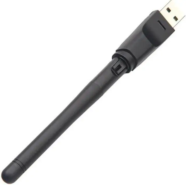 Alt view image 5 of 5 - 150mbps RT5370 USB 2.0  WiFi Wireless Adapter 802.11 b/g/n LAN Adapter with rotatable Antenna Network Card