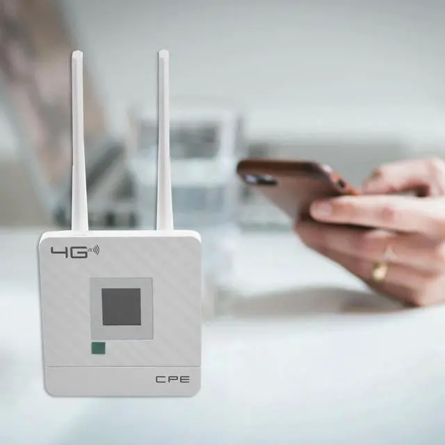 Alt view image 2 of 5 - 3G 4G LTE Wifi Router 150Mbps Portable Hotspot Unlocked Wireless CPE Router With Sim Card Slot WAN/LAN Port US EU Plug