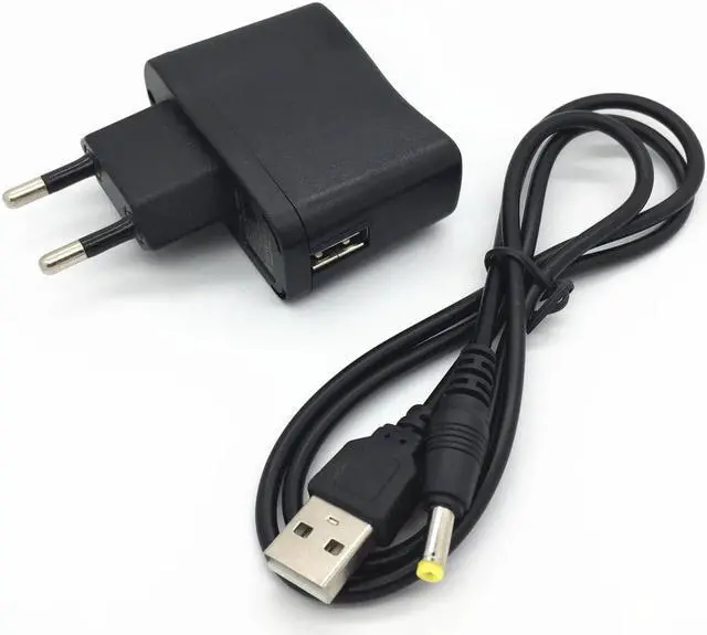 Alt view image 2 of 5 - Us Au Plug Charger+5V USB To DC 4.0x1.7 Mm Power Charging Charger Cable Supply for  PSP3000 PSP2000 PSP1000