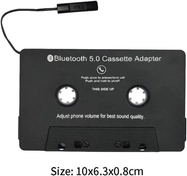 Alt view image 5 of 5 - Bluetooth V5.0 Stereo Audio Cassette Player Car Audio Tape Adapter Audio USB Charging Practical MP3 Convert Receiver