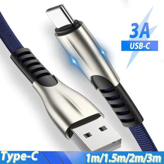 Main image of Type C Cable Fast Quick Charge QC 3.0 Cavo for  Mi 9t 9 SE 8 A3 CC9 Redmi note 8 7 K20 Pro 7 QC3.0 flat Noodle cable