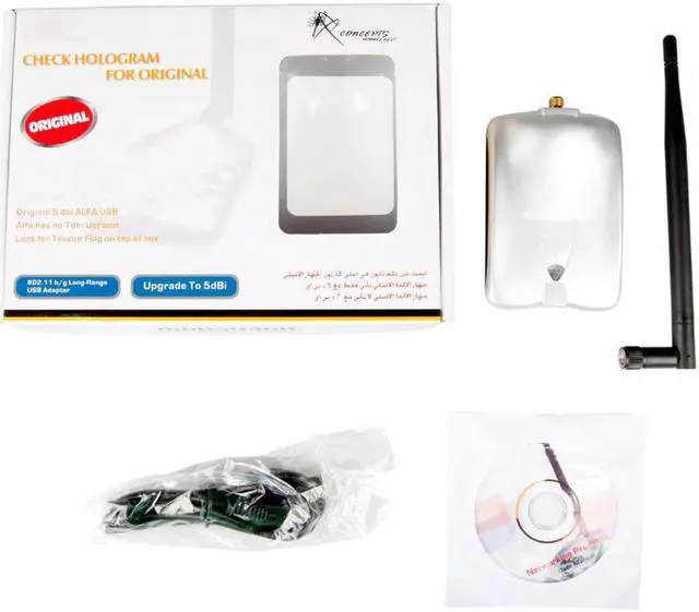 Alt view image 3 of 3 - RTL8187L Chipset Wireless USB Wifi Adapter 54Mbps Wireless USB Wifi Card with ALFA AWUS036H same quality For kali linux