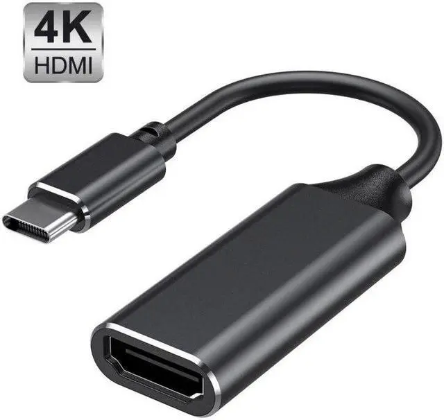 Alt view image 2 of 5 - Delivery!! Type-C To HD TV Cable Adapter USB 3.1 4K Converter For PC Laptop Tablet 4K Resolution For All Type-C PCs