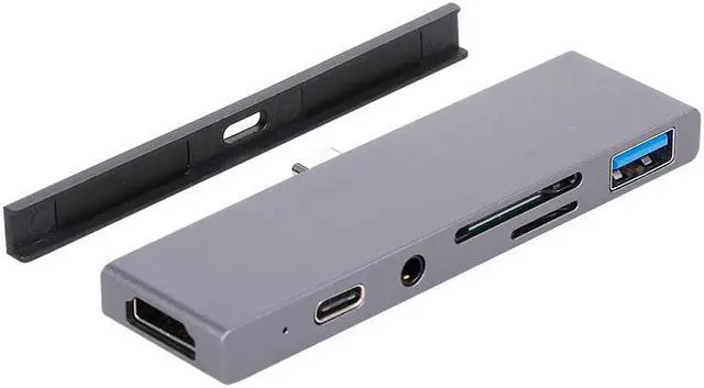 Main image of 6 in1 USB-C HUB Type-C to USB 3.0 SD/Micro SD 3.5mm HD Laptop PC Adapter Converter Suitable for iPad Pro2018/2020 Plug and Play