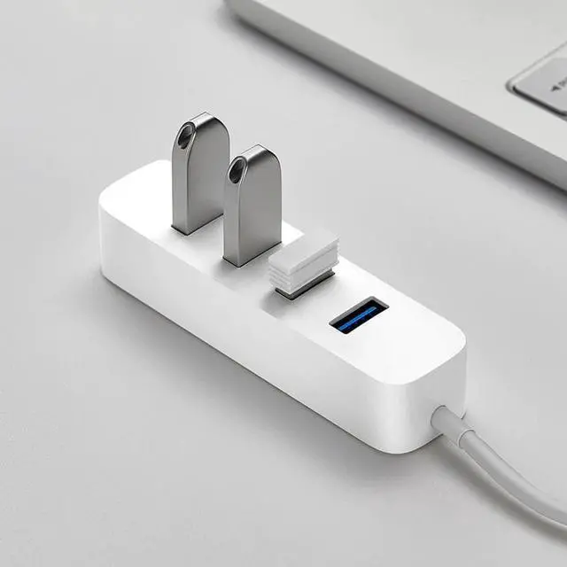 Alt view image 4 of 5 - USB3.0 Hub 4 Ports with Stand-by Power Supply Interface USB Hub Extender Extension Connector Adapter For Tablet Computer