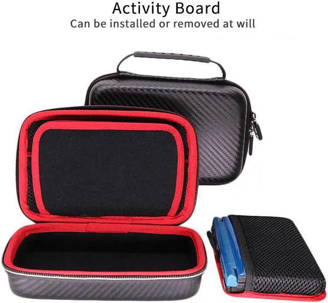 Alt view image 5 of 5 - Carrying Case Cover for Nintendo New 3DS XL/LL Games Cards Storage Travel Bag for Hard Drive Cable Game Accessories