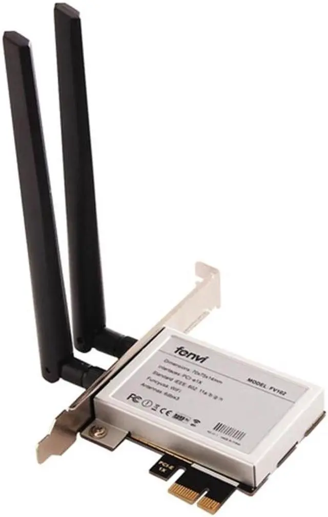 Alt view image 4 of 5 - Desktop Wireless Dual Band 2400Mbps Bluetooth 5.0 NGFF M.2 Wifi 6 AX200 Adapter For AX200NGW Wi-Fi Card 802.11ac/ax Windows 10