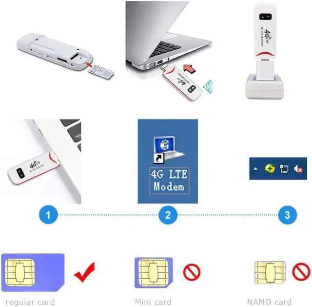 Alt view image 5 of 5 - 4G/3G 100Mbps Mini USB Wifi Router USB Modem Wireless Broadband Repeater Portable Hotspot Signal Booster