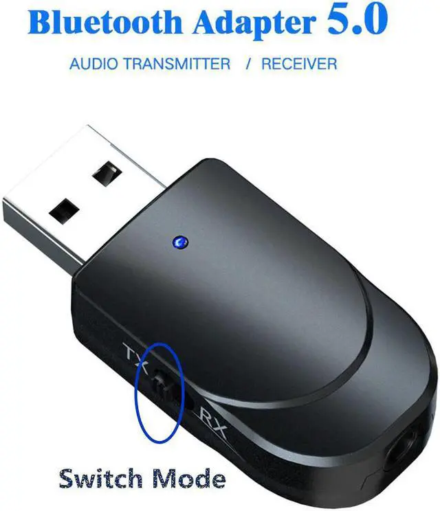 Alt view image 2 of 5 - USB Bluetooth Receiver Transmitters 5.0 Wireless Audio Music Stereo adapter Dongle for TV PC Bluetooth Speaker Headphone